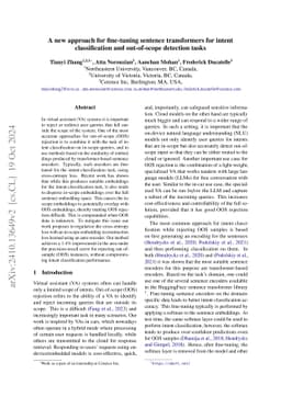A new approach for fine-tuning sentence transformers for intent
  classification and out-of-scope detection tasks
