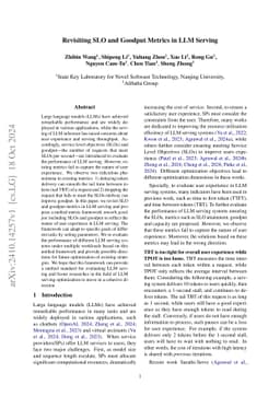 Revisiting SLO and Goodput Metrics in LLM Serving