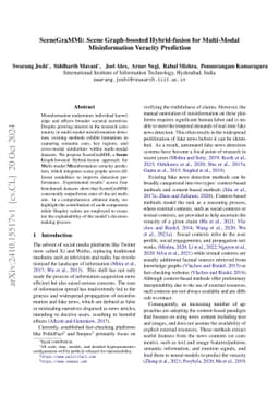 SceneGraMMi: Scene Graph-boosted Hybrid-fusion for Multi-Modal
  Misinformation Veracity Prediction