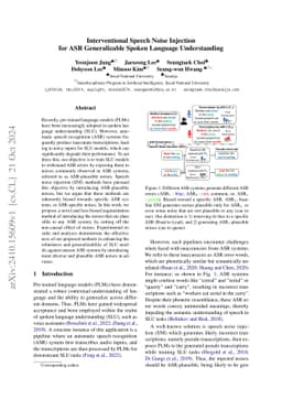 Interventional Speech Noise Injection for ASR Generalizable Spoken
  Language Understanding