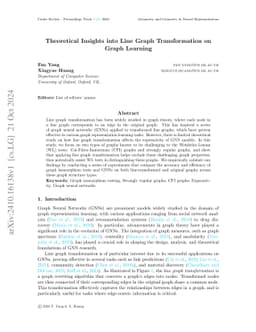Theoretical Insights into Line Graph Transformation on Graph Learning