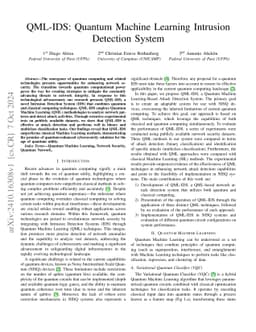 QML-IDS: Quantum Machine Learning Intrusion Detection System