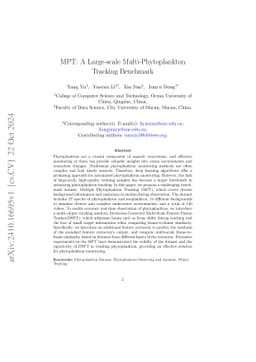 MPT: A Large-scale Multi-Phytoplankton Tracking Benchmark