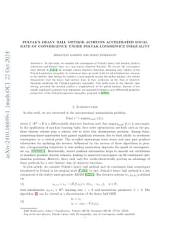 Polyak's Heavy Ball Method Achieves Accelerated Local Rate of
  Convergence under Polyak-Lojasiewicz Inequality