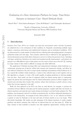 Evaluation of a Data Annotation Platform for Large, Time-Series Datasets
  in Intensive Care: Mixed Methods Study