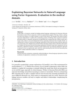 Explaining Bayesian Networks in Natural Language using Factor Arguments.
  Evaluation in the medical domain