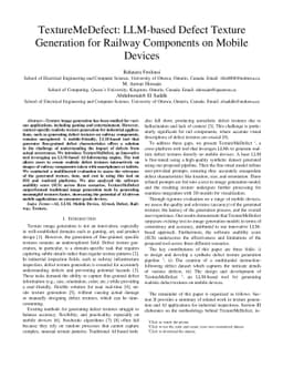 TextureMeDefect: LLM-based Defect Texture Generation for Railway
  Components on Mobile Devices