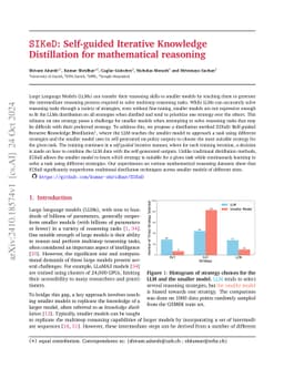 SIKeD: Self-guided Iterative Knowledge Distillation for mathematical
  reasoning