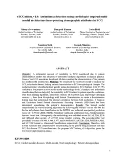 rECGnition_v1.0: Arrhythmia detection using cardiologist-inspired
  multi-modal architecture incorporating demographic attributes in ECG
