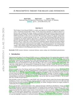 Brain-like variational inference