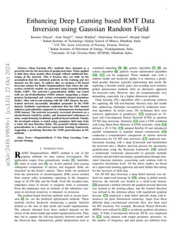 Enhancing Deep Learning based RMT Data Inversion using Gaussian Random
  Field
