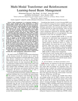 Multi-Modal Transformer and Reinforcement Learning-based Beam Management