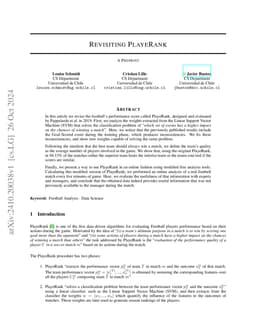 Revisiting PlayeRank