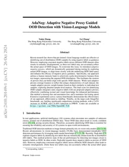 AdaNeg: Adaptive Negative Proxy Guided OOD Detection with
  Vision-Language Models