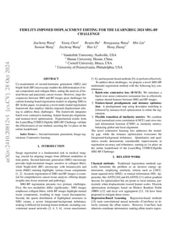 Fidelity-Imposed Displacement Editing for the Learn2Reg 2024 SHG-BF Challenge