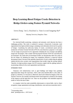 Deep Learning-Based Fatigue Cracks Detection in Bridge Girders using
  Feature Pyramid Networks