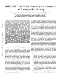 SeriesGAN: Time Series Generation via Adversarial and Autoregressive
  Learning