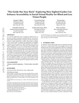 "The Guide Has Your Back": Exploring How Sighted Guides Can Enhance
  Accessibility in Social Virtual Reality for Blind and Low Vision People