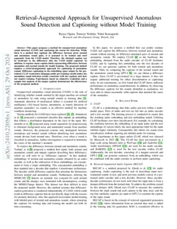Retrieval-Augmented Approach for Unsupervised Anomalous Sound Detection
  and Captioning without Model Training