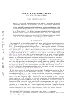 Real birational implicitization for statistical models