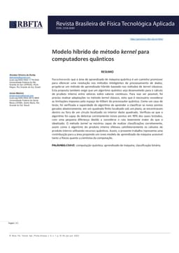 Hybrid model of the kernel method for quantum computers