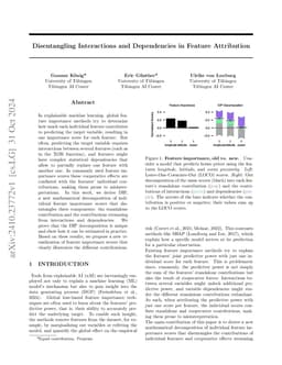 Disentangling Interactions and Dependencies in Feature Attribution