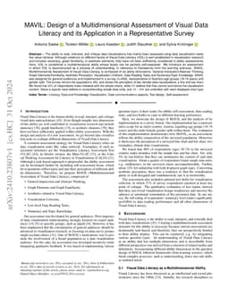 MAVIL: Design of a Multidimensional Assessment of Visual Data Literacy
  and its Application in a Representative Survey