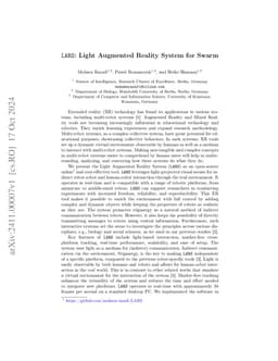 LARS: Light Augmented Reality System for Swarm