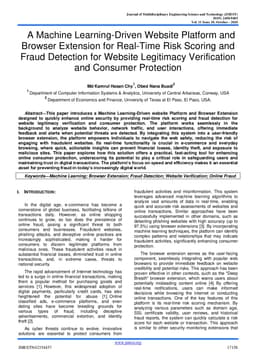 A Machine Learning Driven Website Platform and Browser Extension for
  Real-time Scoring and Fraud Detection for Website Legitimacy Verification and
  Consumer Protection