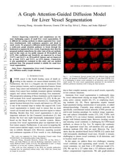 Continuous and complete liver vessel segmentation with graph-attention guided diffusion