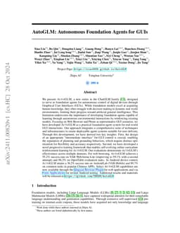 AutoGLM: Autonomous Foundation Agents for GUIs
