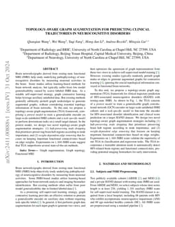 Topology-Aware Graph Augmentation for Predicting Clinical Trajectories
  in Neurocognitive Disorders