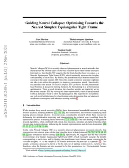 Guiding Neural Collapse: Optimising Towards the Nearest Simplex
  Equiangular Tight Frame
