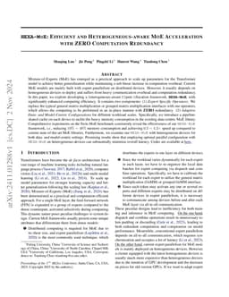 HEXA-MoE: Efficient and Heterogeneous-aware MoE Acceleration with ZERO
  Computation Redundancy