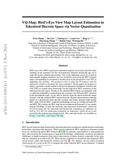 VQ-Map: Bird's-Eye-View Map Layout Estimation in Tokenized Discrete
  Space via Vector Quantization