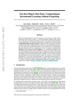 Not Just Object, But State: Compositional Incremental Learning without Forgetting