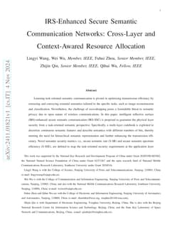 IRS-Enhanced Secure Semantic Communication Networks: Cross-Layer and
  Context-Awared Resource Allocation