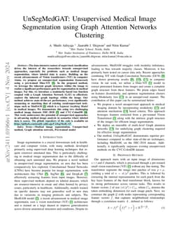 UnSegMedGAT: Unsupervised Medical Image Segmentation using Graph
  Attention Networks Clustering