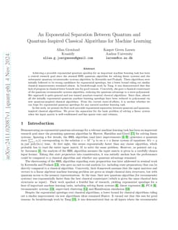 An Exponential Separation Between Quantum and Quantum-Inspired Classical Algorithms for Linear Systems