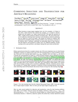 Combining Induction and Transduction for Abstract Reasoning