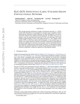 ELU-GCN: Effectively Label-Utilizing Graph Convolutional Network