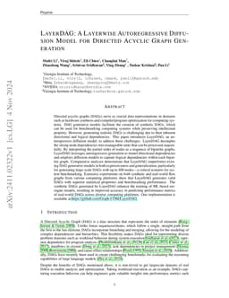 LayerDAG: A Layerwise Autoregressive Diffusion Model for Directed Acyclic Graph Generation