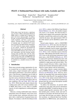 PIAST: A Multimodal Piano Dataset with Audio, Symbolic and Text