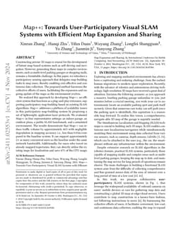 Map++: Towards User-Participatory Visual SLAM Systems with Efficient Map
  Expansion and Sharing
