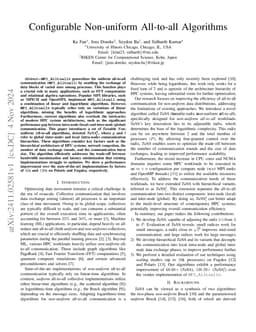 Configurable Non-uniform All-to-all Algorithms