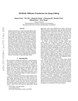 DiT4Edit: Diffusion Transformer for Image Editing
