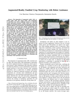 Augmented-Reality Enabled Crop Monitoring with Robot Assistance