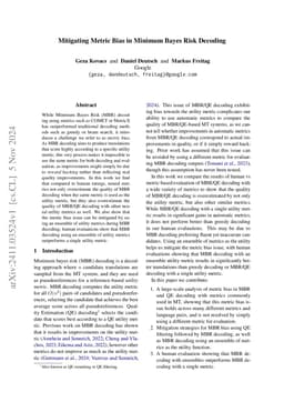 Mitigating Metric Bias in Minimum Bayes Risk Decoding