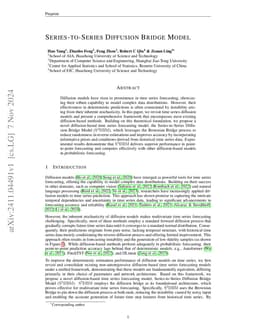 Series-to-Series Diffusion Bridge Model