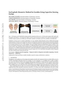 EarCapAuth: Biometric Method for Earables Using Capacitive Sensing
  Eartips